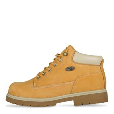 Imagem de Lugz Bota masculina Driter Lx Classic Chukka de espuma viscoelástica, Trigo Dourado, Creme, Goma de Mascar, 9.5