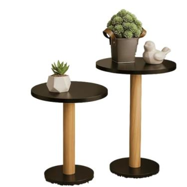 Imagem de Mesa De Canto Paris Mesa Lateral Sala Decoração Casa(Jogo Preta)