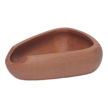 Imagem de Ｂｅｓｇａ Bandeja Triangular de Madeira para Grãos de Café com Bico (10 X 8 X 2,8 Cm), Versátil para Os Amantes de Café, Style B