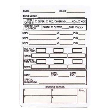 Imagem de Smitty | ACS-535 | Cartão de jogo de árbitro reutilizável de plástico | Lacrosse de futebol | Escolha oficial!