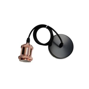 Imagem de Luminária pendente Vintage Socket E27 Rose Gold Verona Model - Lightbe