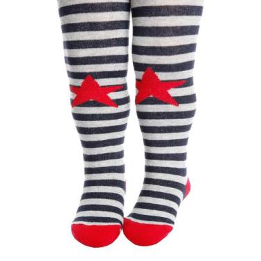 Imagem de Meias de bebê infantil meia-calça listrada de bebê - HUOGUO