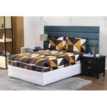 Imagem de Capa Colchão Queen 30Cm + Fronha Protetor Zíper Malha - Ametista Decor