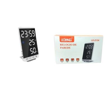Imagem de Relógio De Mesa E Parede Digital Lelong Le-2134