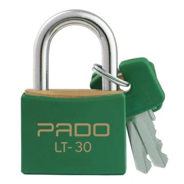 Imagem de Cadeado de Latão 30mm Verde Pado LT-30