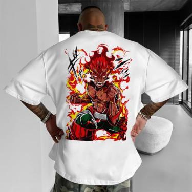 Imagem de Camiseta Naruto Gai Sansei 8 Portões Treino Gym Academia - Fábrica, Br