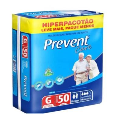 Imagem de Fralda Geriátrica Prevent Care Hiper Unissex Incontinecia Urinaria PAC