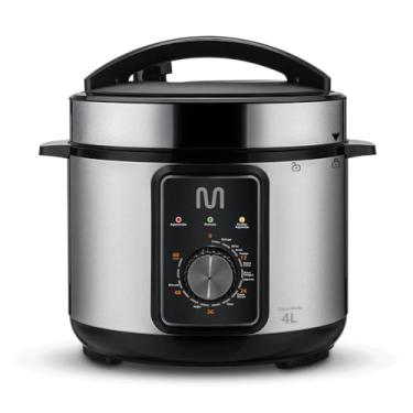 Imagem de Panela de Pressão Elétrica 4L com Função de Manter Aquecido, 127V 800W Inox Multi - GO081