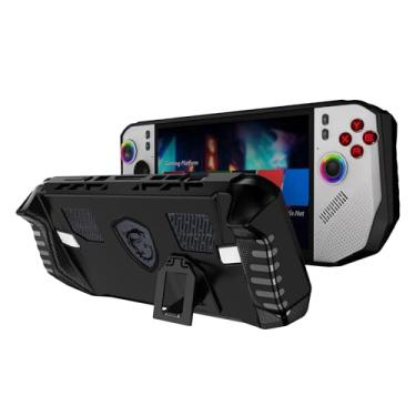 Imagem de Protective Case for MSI Claw 8 Ryzen Edition with Kickstand Dobewingdelou TPU Protector Case Cover Skin with Foldable Stand Accessories Black