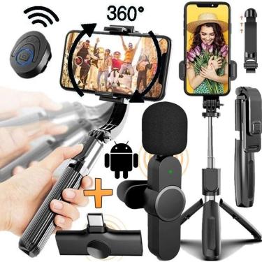 Imagem de Estabilizador Monopé Tripé Suporte Celular Smartphone