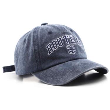 Imagem de Boné Masculino Estilo Beisebol Vintage de Algodão com Aba Curva-Unissex