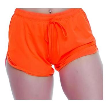Imagem de Short Feminino Saída De Praia Moda Praia E Piscina Com Bolso - Lar e M