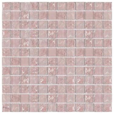 Imagem de Pastilha de Vidro Ice de 30cm X 30cm Rende Glass Mosaic