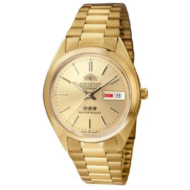 Imagem de Relógio Orient Masculino Ref: 469wc2nh C1kx Automático Dourado