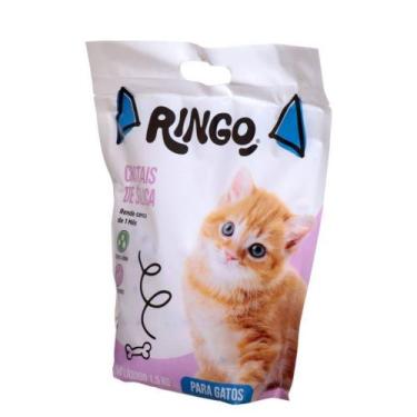 Imagem de Areia Sílica Grossa 1,5kg Para Gatos Alta Absorção e Controle de Odor 