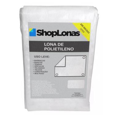 Imagem de Lona PEAD Transparente 200 Micras 5x5m  Ideal para Uso Agrícola, Trans