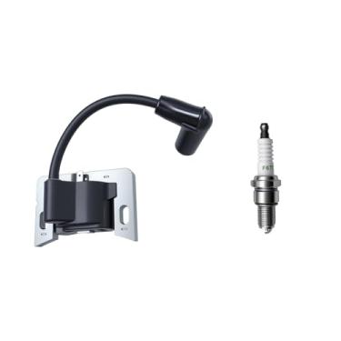 Imagem de Dakule Bobina de ignição com vela de ignição compatível com Honda GCV145 GCV170 GCV200 HRN216 HRN536 HRX476 HRX537 HRG416 HRG466 HRG536 substituição para cortador de grama e leme 30500-Z9V-004