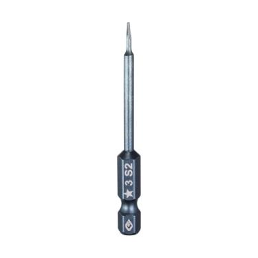 Imagem de HARFINGTON Chave de fenda Torx de 5 pontas, haste sextavada de 1/10.2 cm, cabeça magnética de 3 mm, comprimento de 6,6 cm de comprimento, chave de fenda de aço Pentágono para reparo, chave de fenda