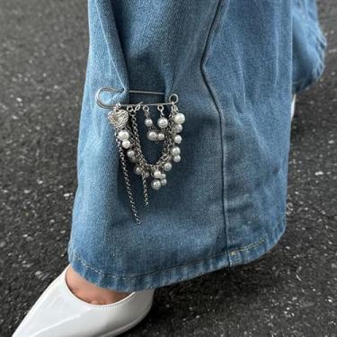 Imagem de Broche de segurança dourado alfinetes de segurança para berloques colar fofo alfinetes decorativos roupas joias meias de natal presentes presentes de amizade para mulheres