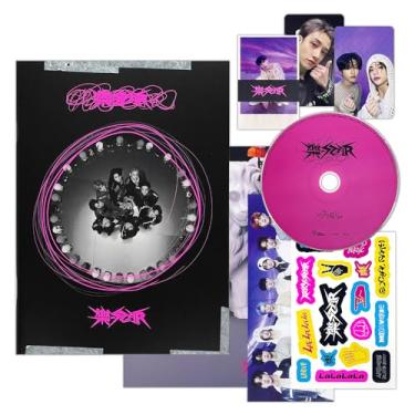 Imagem de Stray Kids - - Rock-STAR (Strandard - ROLL Ver.) Fotolivro + CD-R + Photocard + Panorama Mini Poster + Unidade Photocard + Adesivo + 2 emblemas + 5 photocards extras