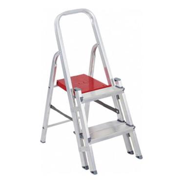 Imagem de Escada De Aluminio Dupla 120 Kg 2 Degraus Reisam