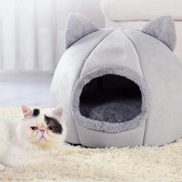 Imagem de Cama Pet，Cama para Gatos Toca，Tapete LaváVel Na MáQuina，Tamanho Xl，Adequado para Uso Com Gatinhos e Cachorrinhos