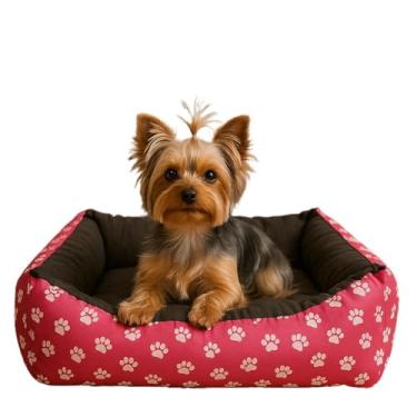 Imagem de Cachorro Casinha Grande GG Cama Pet Caes 45 * 45/55 * 55/80 * 60/100 * 90cm(GG(80X60X15CM),ROSA)