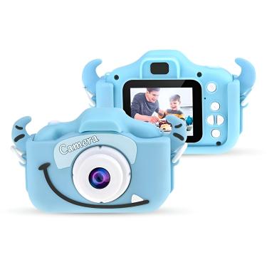 Imagem de Câmera Digital Infantil Joguinhos Diversão Fotos Criança Cor:Azul