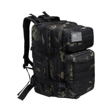 Imagem de Mochila Tática Grande De 45L Para Homens, Bolsa De Assalto Molle Para 
