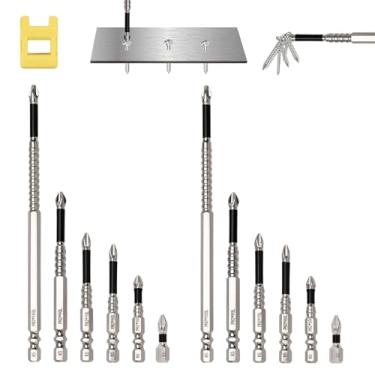 Imagem de Conjunto de brocas de chave de fenda magnética K5, resistente a impactos, antiderrapante, antichoque, conjuntos de chaves de fenda elétrica magnética com ferramenta desmagnetizadora magnética, 25 50