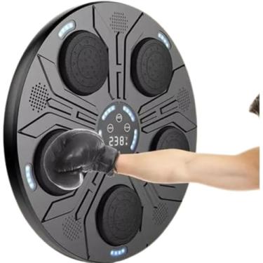 Imagem de Máquina de Boxe Inteligente com Alvos LED – Painel Digital, Sensor de Golpes e Luvas Inclusas para Treino Interativo