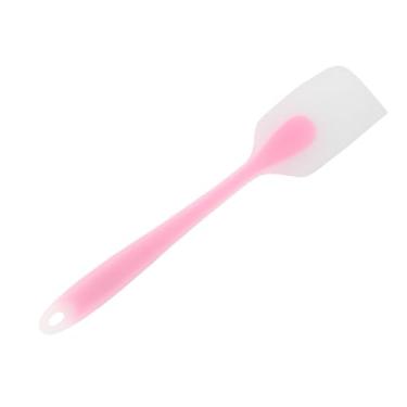 Imagem de ZJchao Espátula de Silicone Translúcido Calor Integrado Raspador Espalhador para Cozinhar Mistura Ferramentas de Cozinha Material de Silicone (Rosa)