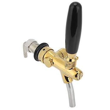 Imagem de Pissente Torneira de Cerveja Dispensador de Cerveja Em Barril Latão Inox 304 Rosca G5/8 Ajustável Com Conexão para Geladeira para Bar Residencial Restaurante Pub