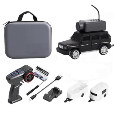 Imagem de VBESTLIFE Mini Carro RC, Carro de Controle Remoto Com Câmera HD FPV Com Transferência de Vídeo Em Tempo Real, 3 Modos de Velocidade para Corridas Internas e Jogos Em Grupo