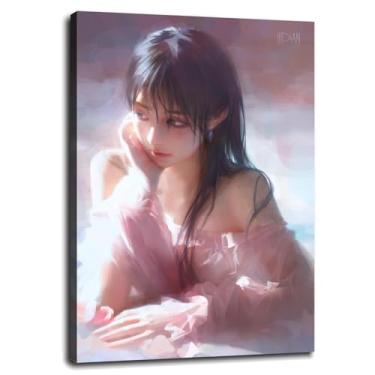 Imagem de 1104 Illdian Wall Art Art Canvas Prints Bare Shouldwers Poster For Home conjunto de 1 decorações com moldura 76.2 cm x 50.8 cm