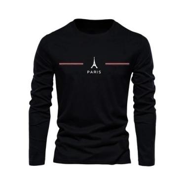 Imagem de Camiseta Masculina plus Size De Algodão, Corte Solto, Casual, Esportiv