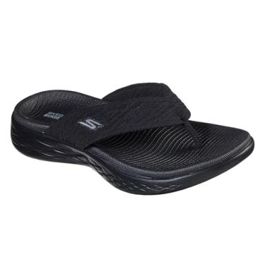 Imagem de Skechers Chinelo feminino 600-Sunny, Preto, 9