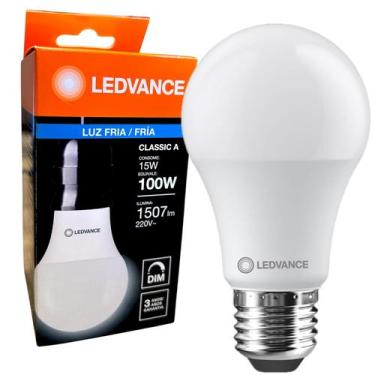 Imagem de Lampada Led Bulbo 15W Dimerizavel Branca Fria 6500K 220V - Ledvance