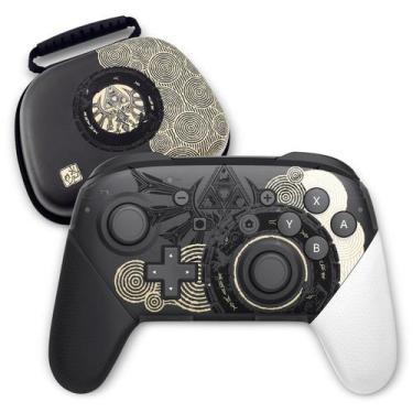 Imagem de Controlador Switch Pro YKASEK Wireless com estojo de armazenamento