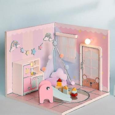 Imagem de Móveis modelo de madeira em miniatura Doll House Cutebee DIY - Gloome 