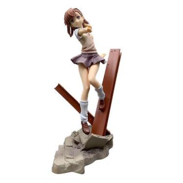 Imagem de Boneco de ação Sajy Toaru Majutsu No Index, brinquedo de PVC de 26 cm 