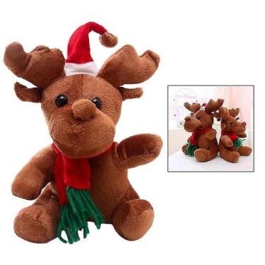 Imagem de Boneca de pelúcia de pelúcia, renas, animal de desenho animado para cr