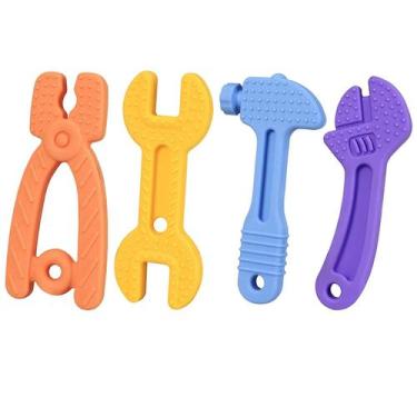 Imagem de Brinquedos para dentição para bebês de 0 a 6 meses de 6 a 12 meses com