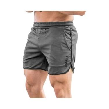 Imagem de Calções de Corrida Masculinos - Malha de Secagem Rápida para Verão, Fi
