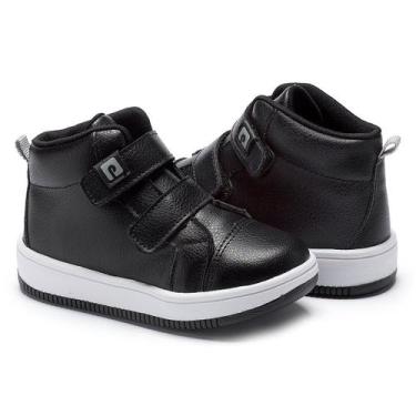 Imagem de Abotinado Casual Infantil Menino Calce-Fácil - Pequito, 25, Preto