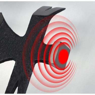 Imagem de Machadinha Tatico Profissional De Aço e Cabo Emborrachado 4 em 1 RE141