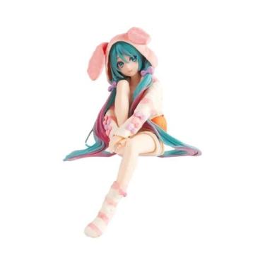 Imagem de Figura De Anime Hatsune Miku Com Pijama De Orelhas De Coelho, Modelo N