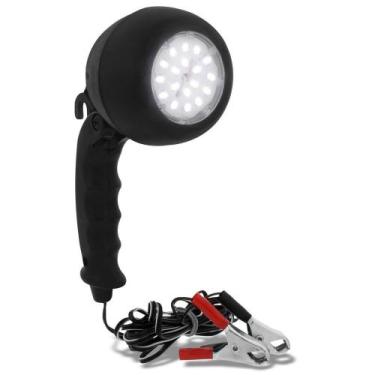 Imagem de Lanterna Pendente Luz de Emergência LED 12V Branca com Garras Jacaré C