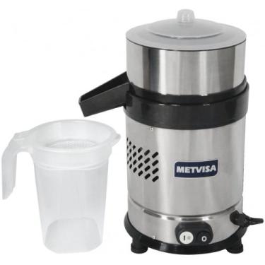 Imagem de Espremedor Extrator de Suco ESP MAX Inox Metvisa, Prata, 110V