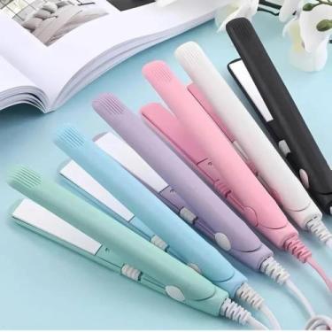 Imagem de Mini Chapinha Portátil Bivolt 17cm  Viagens, Bolsa e Retoques Rápidos 